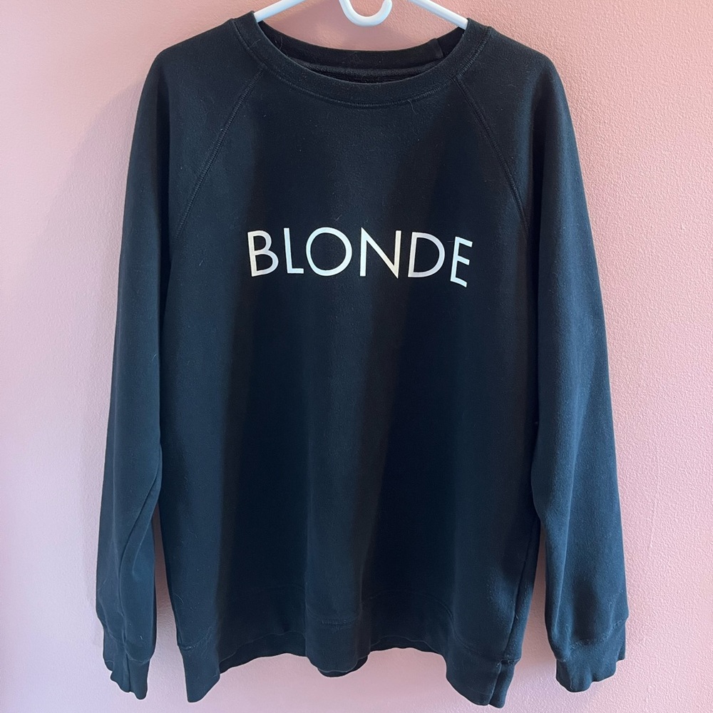 Brunette the Label “BLONDE” Classic Crew Neck Sweatshirt